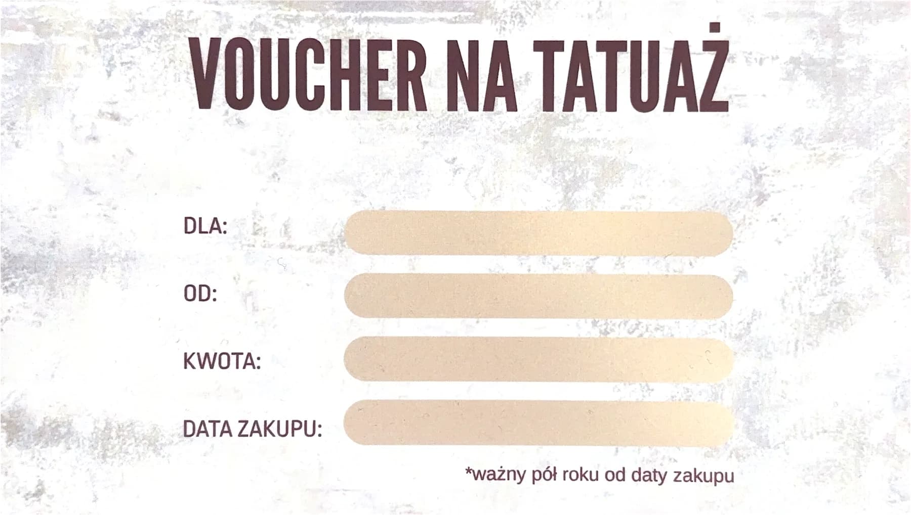 Voucher na tatuaż — Parvata Tattoo · Wrocław